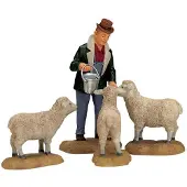 Intratuin Lemax Kerstdorpminiatuur The Good Shepherd (herder) H 7 Cm
