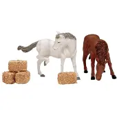 Intratuin Lemax Kerstdorpminiatuur Feed For The Horses (paardenvoer) H 6,2 Cm