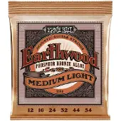 Ernie Ball Earthwood Acoustic Phosphor Bronze Medium Light 2146 - Gitaarsnaren voor westerngitaar .012-.054