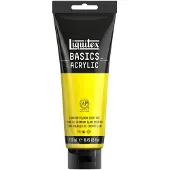 LIQUITEX 88700218 Basics Acrylverf Cadmium Yellow Light Hue – 250 ml | Kunstenaars Acrylverf | Middelmatige Viscositeit | Lichtechte Kleur voor Schilderen & Canvas