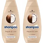 Schwarzkopf Shampoo - Repair & Care - 2 x 400 ml