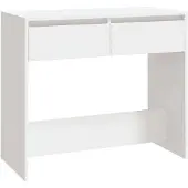 vidaXL Wandtafel 89x41x76,5 cm bewerkt hout wit