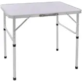 ECD-Germany Campingtafel Brian | aluminium wit 55x75x68 cm tuintafels | NADUVI