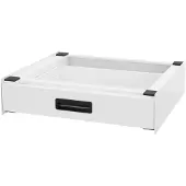 ML-Design Wasmachineonderstel Cate met lade | staal wit 60.5x54x15 cm badkamermeubels | NADUVI