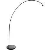 Mexlite Booglamp Solva 3409ZW met E27 fitting zonder lampenkap