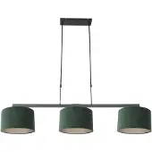 Steinhauer Stang LED Hanglamp | 3x E27 40W | Dimbaar | Groen/Zwart