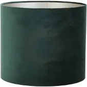 Light & Living Cilinder lampenkap Velours - Groen - Ø50x38cm - Modern