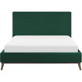 Beliani BAYONNE Bed Groen 160x200