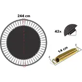 Magic Circle Pro Springmat Trampoline Rond 244 cm