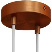 Creative Cables 2-gaats plafondrozet Brushed Copper