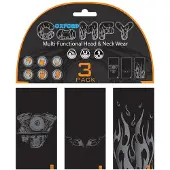 Oxford Comfy HD Graphics nekband - set van 3