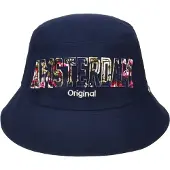 Robin Ruth - Bucket hat - Amsterdam bloemen - Navy