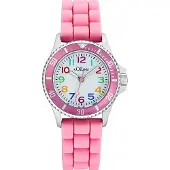 s.Oliver Kwartshorloge 2033504 Armbandhorloge, kinderenhorloge, meisje, siliconen armband, cadeau-idee