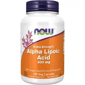 NOW,NOW Foods,NOW,NOW Foods Alpha Lipoic Acid 600mg - 120 v-caps