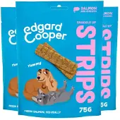 Edgard & Cooper 3x Adult Strips Zalm & Kip 75 gr