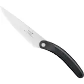 Deglon Smal keukenmes - Precisie snijwerk - Ergonomisch hout handvat - 15 cm - Zwart
