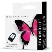 SecondLife Inkjets SecondLife inkt cartridge zwart voor Canon PG-510 en PG-512