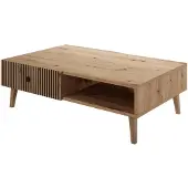 Meubella Salontafel Bali - Eiken - 102 cm