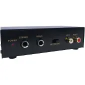 Cavus voorversterker (PRE AMP) voor draaitafels en microfoons (1x Phono + 2x MIC) / zwart