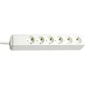 Brennenstuhl 1159420015 Stekkerdoos | Eco-Line | 6 Sockets | Wit | 1,5 meter