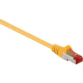 Goobay S/FTP CAT6 Gigabit netwerkkabel / geel - LSZH - 25 meter