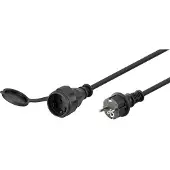Wentronic Verlengsnoer | | 5 meter (IP44, 3x 1.5 mm², 16A, 3680W)