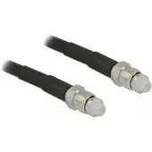 DeLOCK FME (v) - FME (v) kabel - LMR195 - 50 Ohm / zwart - 1 meter