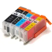 SecondLife Canon 570/571 Multipack Zwart + 3 kleuren