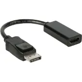 S-Impuls DisplayPort naar HDMI adapter - DP 1.1 / HDMI 1.3 (Full HD 1080p) / zwart - 0,15 meter