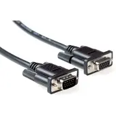Dolphix VGA monitor verlengkabel - CCS aders / zwart - 5 meter
