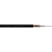 MaxTrack RG6A/U coaxkabel op rol voor binnen / zwart - 100 meter