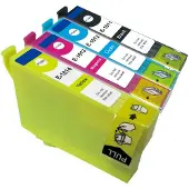 SecondLife Epson Multipack T1811-T1814 Zwart + 3 kleuren