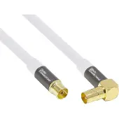 GOOD CONNECTIONS SmartFLEX IEC (m) - IEC (v) coaxkabel / haaks - 30 meter