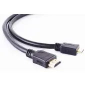 S-Impuls Mini HDMI - HDMI kabel - versie 1.4 (4K 30Hz) - verguld / zwart - 5 meter