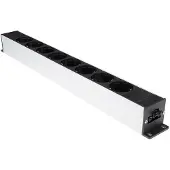 Plenty stekkerdoos met Prolink installatiestekker en 8 contacten / zwart/zilver
