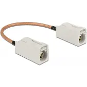 DeLOCK Fakra B (v) - Fakra B (v) antenne kabel - RG316 - 50 Ohm / transparant - 0,15 meter