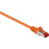 Goobay S/FTP CAT6 Gigabit netwerkkabel / oranje - LSZH - 15 meter