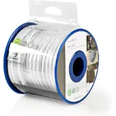 Ginza.se Coaxkabel op Haspel | 4G / LTE Secure | ECA | 10 m | Wit | 1 stuks - CSBR4050WT100