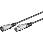 MaxTrack XLR (m) - XLR (v) audiokabel - 5 meter