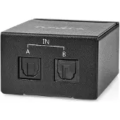 Nedis Digitale Audio-Switch | 2-wegs | Zwart | 1 stuks - ASWI2512BK