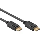 Goobay DisplayPort kabel - DP1.2 (4K 60Hz) - CCS aders / zwart - 5 meter