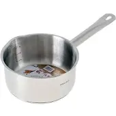 KINGHOFF stalen pot 1,5l 16cm dubbele uitloop KH1125