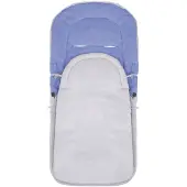 Springos universele babytas voor kinderwagen, slee, autostoel en wieg 4 in 1 | 90 cm - blauw / grijs