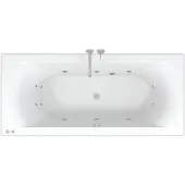 Riho Lima Easypool 3.1 Whirlpool Inbouwbad 170x75cm - Pneumatisch - Acryl - Baden, Whirlpool Baden - 8714148615812
