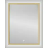 Best design Badkamerspiegel Nancy Isola LED Verlichting 60x80 cm Mat Goud