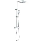 Boss & Wessing BWS | Colorato | Regendouche 20cm Met Handdouche | Geborsteld RVS