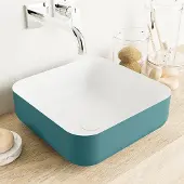 Mondiaz binx waskom solid surface 36 cm kleur smag /talc