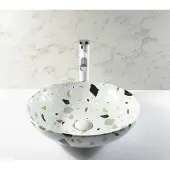 Saniclear Raja waskom 40 multicolor terrazzo