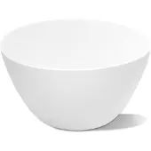 Alvoro Solid Opzetfontein 21x12cm Rond Solid Surface Mat Wit - 5404024116627 - Wastafels, Fonteinen, Opzetfonteinen