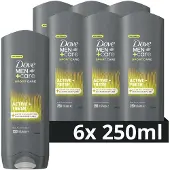 Dove Men+Care Sport Care Active+Fresh 3-in-1 douchegel - 6 x 250 ml